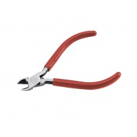 Pliers to press nail of pig 12.5cm, handle plastic